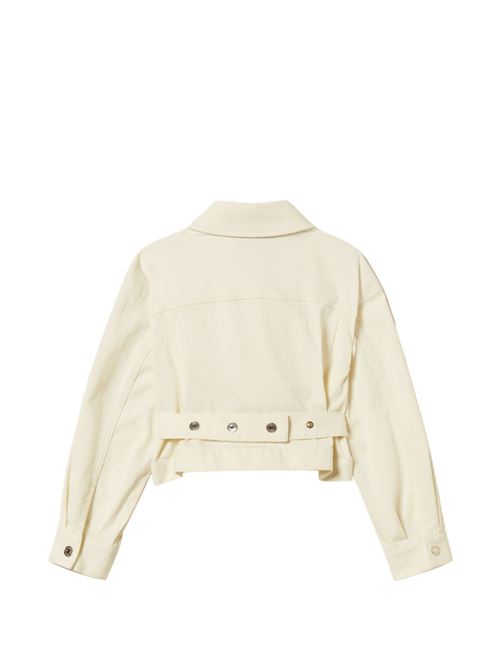 Capospalla bambina Twinset bianco TWINSET Kids | 261GJ210000526